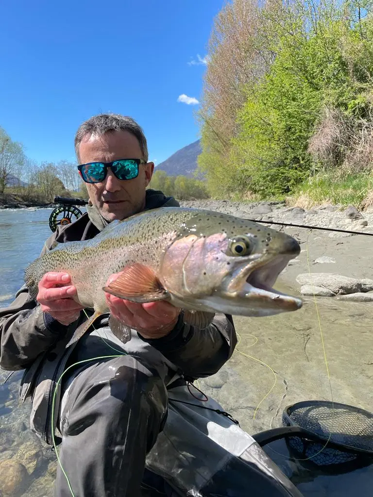 Porträt von Franco, Fliegenfischer-Guide am Comer See